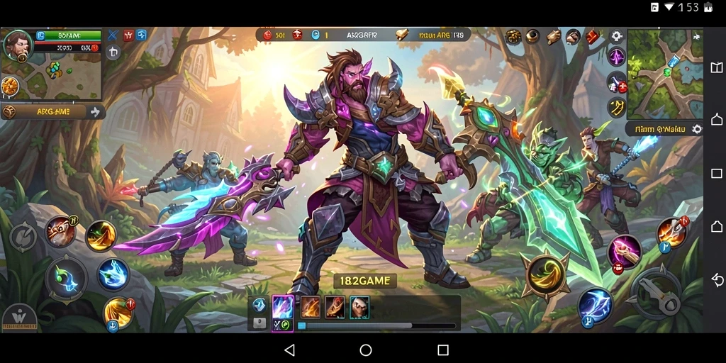 Tampilan gameplay yang mendebarkan dalam <strong>182GAME</strong> dengan pertarungan yang dinamis.