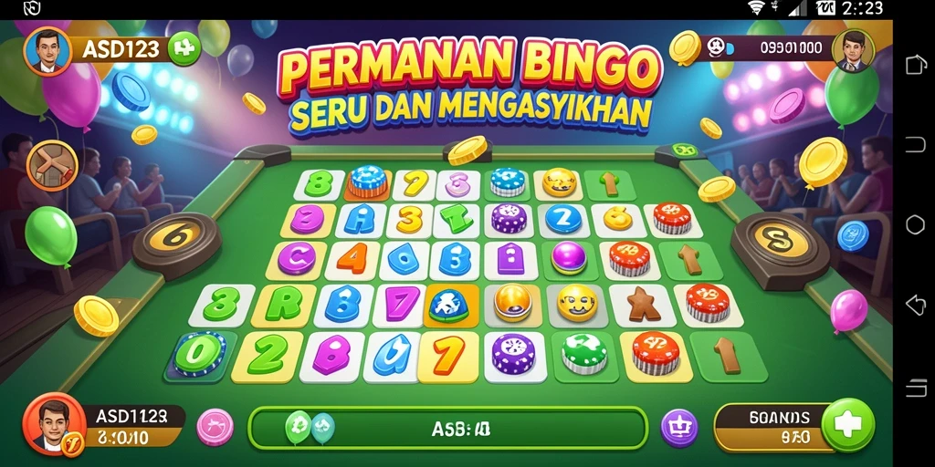 Screenshot gameplay menunjukkan keseruan permainan Bingo di ASD123.