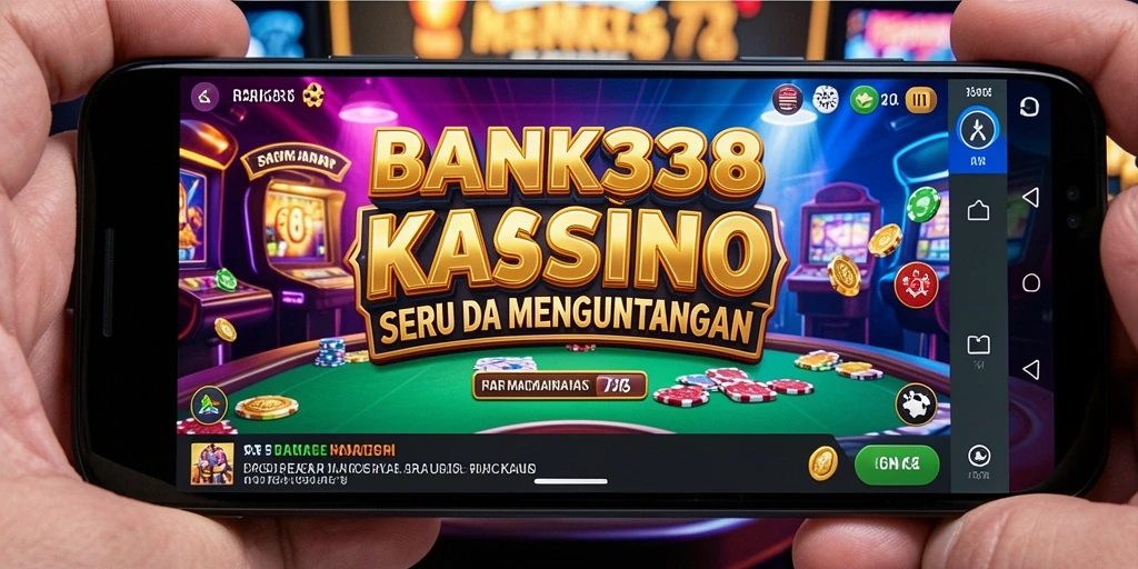 Tangkapan layar utama BANK338 menampilkan gameplay Kasino yang menegangkan.