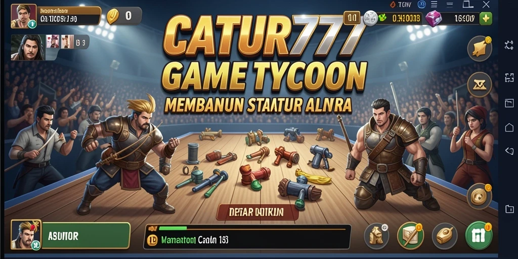 Tampilan gameplay CATUR777 yang mengasyikkan dan penuh strategi catur.