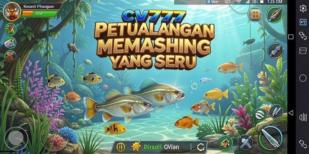 Tampilan gameplay CV777 yang menakjubkan dengan suasana memancing yang nyata.
