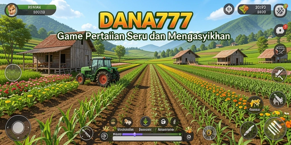 Gameplay seru dalam DANA777 dengan berbagai aktivitas pertanian.