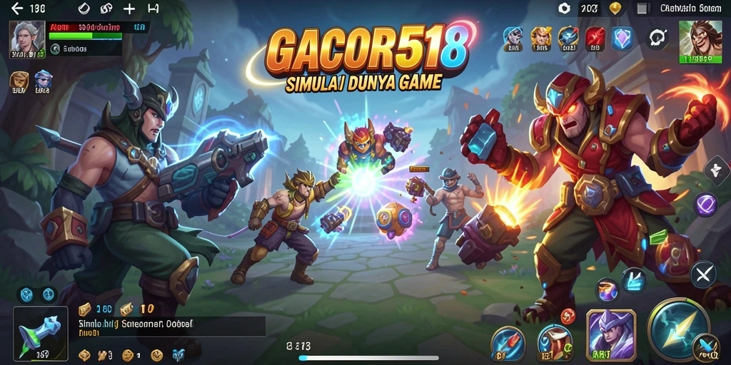 Tampilan seru gameplay GACOR518 dengan interaksi mendalam.