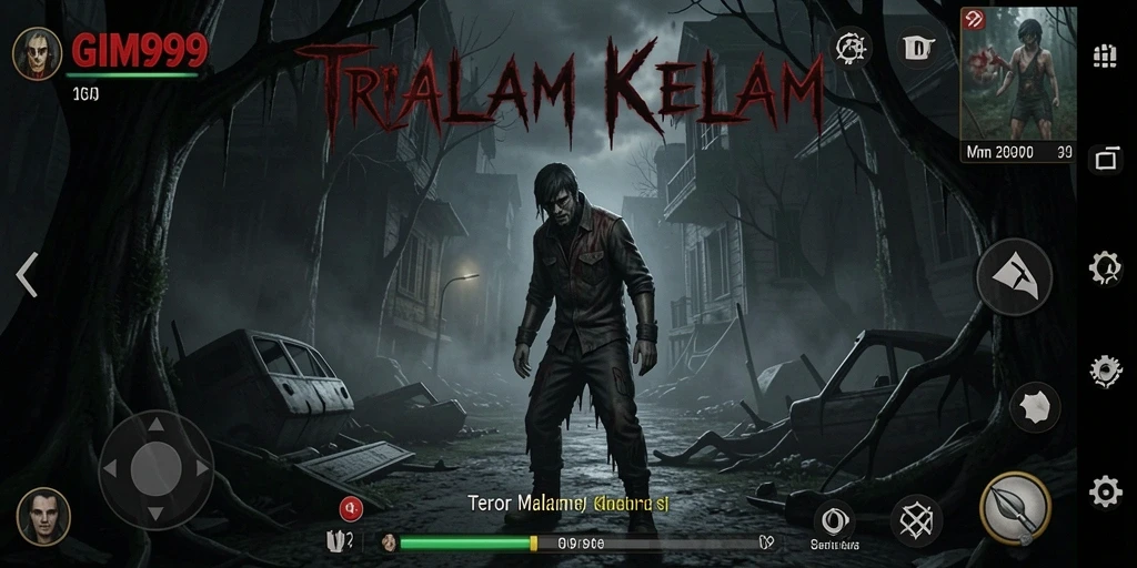 Gameplay GIM999 yang menakutkan dengan suasana Horror yang mencekam.