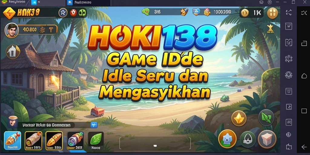 Screenshot gameplay HOKI138 menampilkan aksi seru dan strategi dalam permainan Idle.