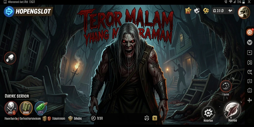 Gameplay HOPENGSLOT dengan atmosfer Horror yang mendebarkan.