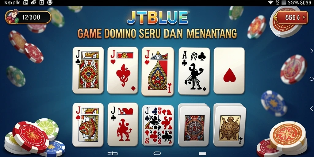 Tampilan gameplay JTBLUE yang seru dan interaktif.