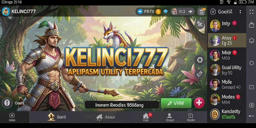 Tampilan antarmuka KELINCI777 yang user-friendly dan efektif.
