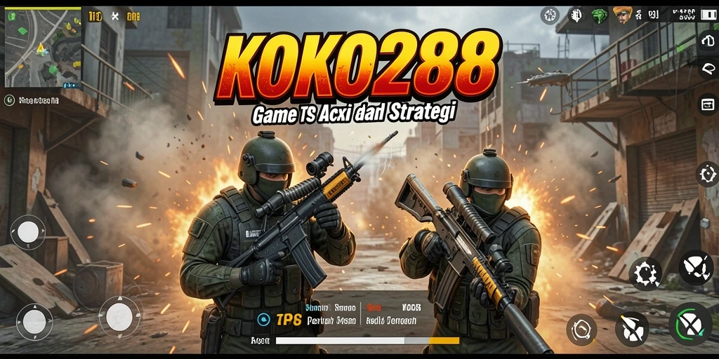 Screenshot gameplay KOKO288 menampilkan pertempuran seru dan strategis.