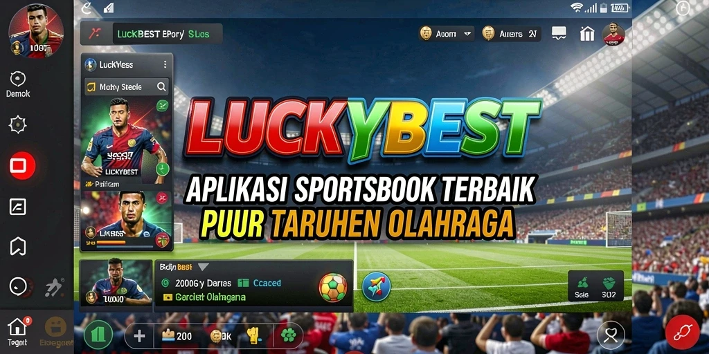Tampilan gameplay LUCKYBEST yang menarik dengan taruhan olahraga langsung.
