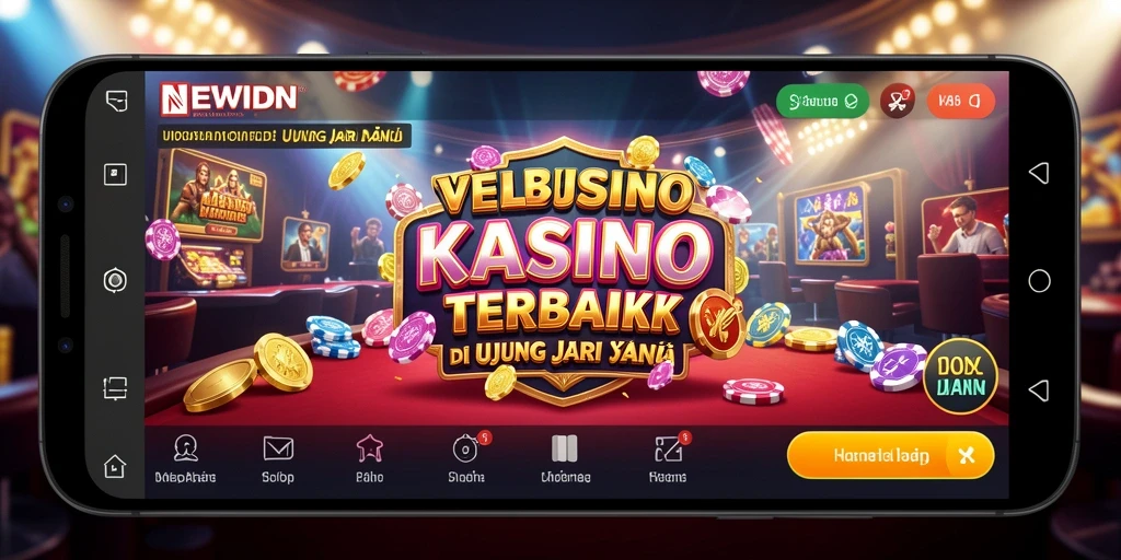 Tampilan gameplay mendebarkan dari aplikasi Kasino NEWIDN.