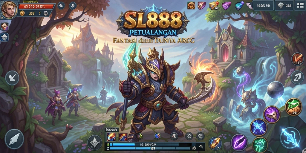 Tangkapan layar menunjukkan aksi seru dalam permainan ARPG SL888.
