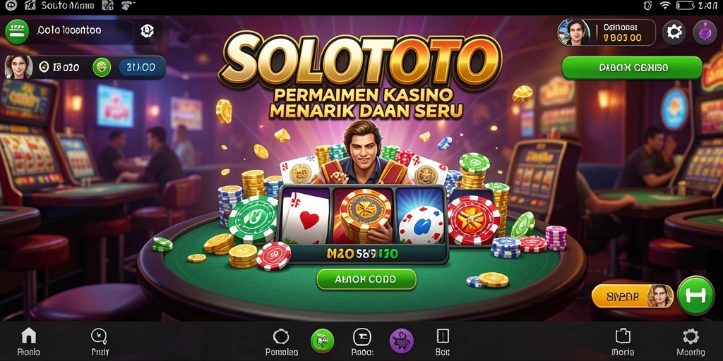 Screenshot gameplay SOLOTOTO yang seru dan menarik.