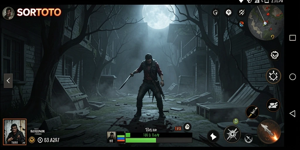 Tampilan gameplay SORTOTO yang mencekam dan penuh ketegangan.