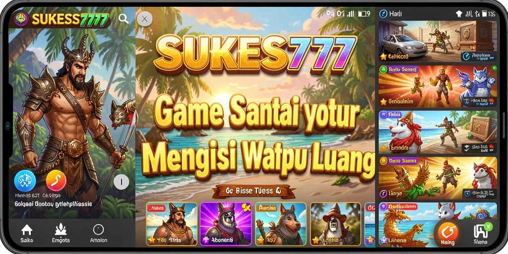 Tangkapan layar utama menunjukkan gameplay seru dari SUKSES777.
