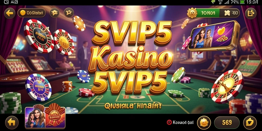 Tampilan gameplay menarik dari SVIP5 dengan berbagai permainan Kasino.