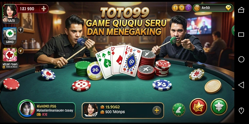 Tampilan gameplay QiuQiu yang seru dan menarik di TOTO99.