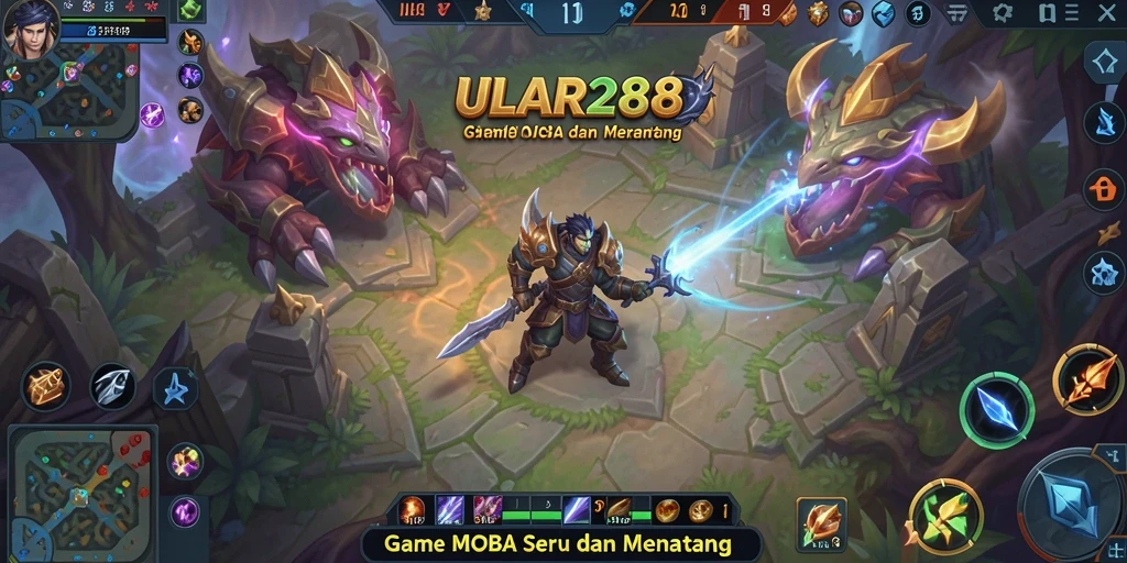 Gameplay seru dan aksi mendebarkan dalam ULAR288.